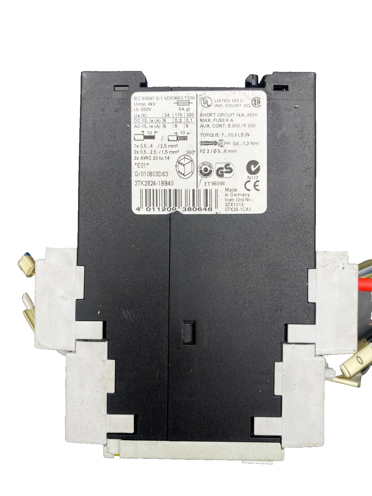 SIEMENS 3TK2824-1BB40 CONTACTEUR x1pc
