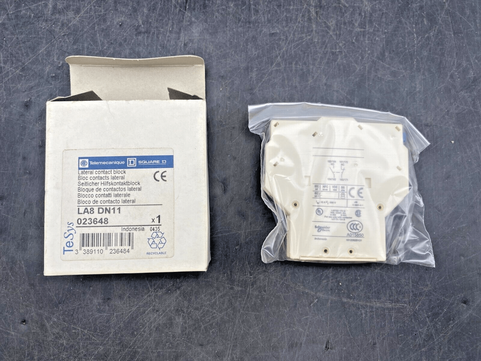 TELEMECANIQUE LA8DN11 BLOC CONTACT LATERAL - KLR Automation