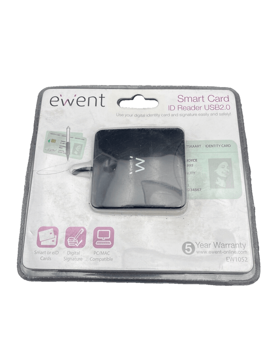 EWENT SMART CARD ID READER USB2.0 EW1052 x5pc - KLR Automation