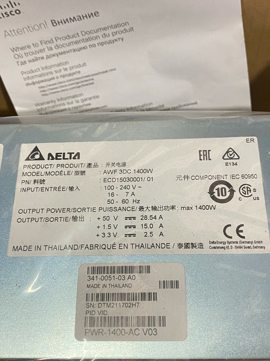 Cisco - PWR-1400-AC - neuf