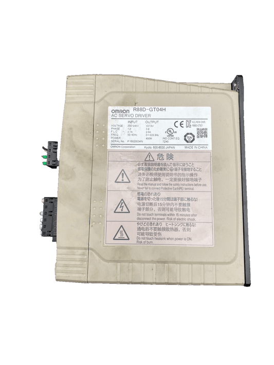 OMRON R88 - GT04H AC SERVO DRIVER 200 - 240V 3.7A x1pc - KLR Automation