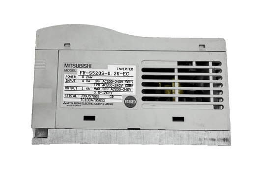 MITSUBISHI S500 FR - S520S - 0.2K - EC INVERTER 0.2kW - KLR Automation