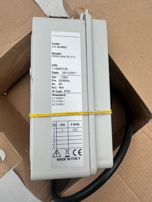 PEDROLLO 231.38.M003 PM10/0,55kW - 20C - 5T - IL CONTROL BOX - KLR Automation