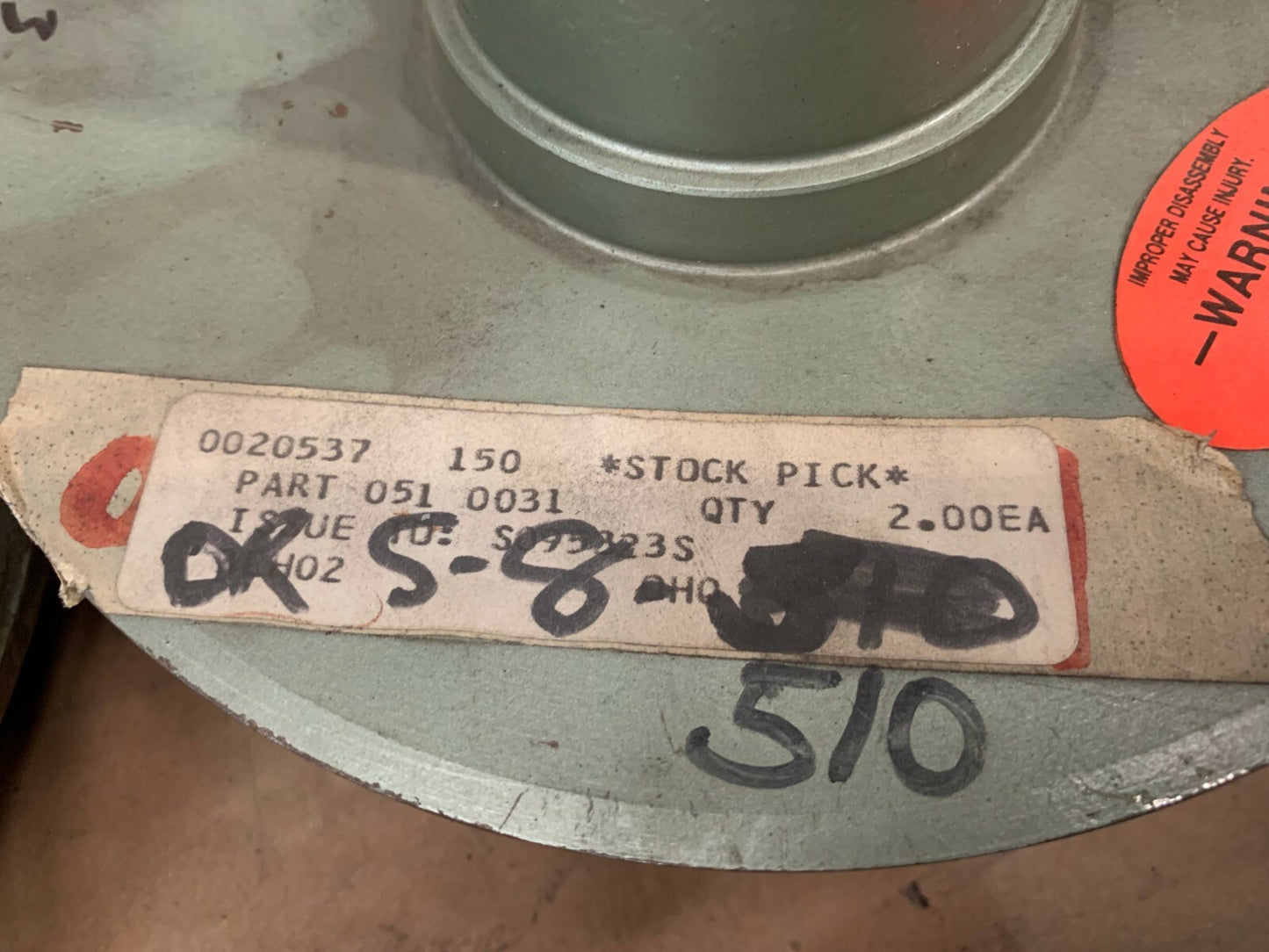 1 x .  Gerbing Dana Roto-Cone   Bore Variable Speed Pulley New OLD STOCK