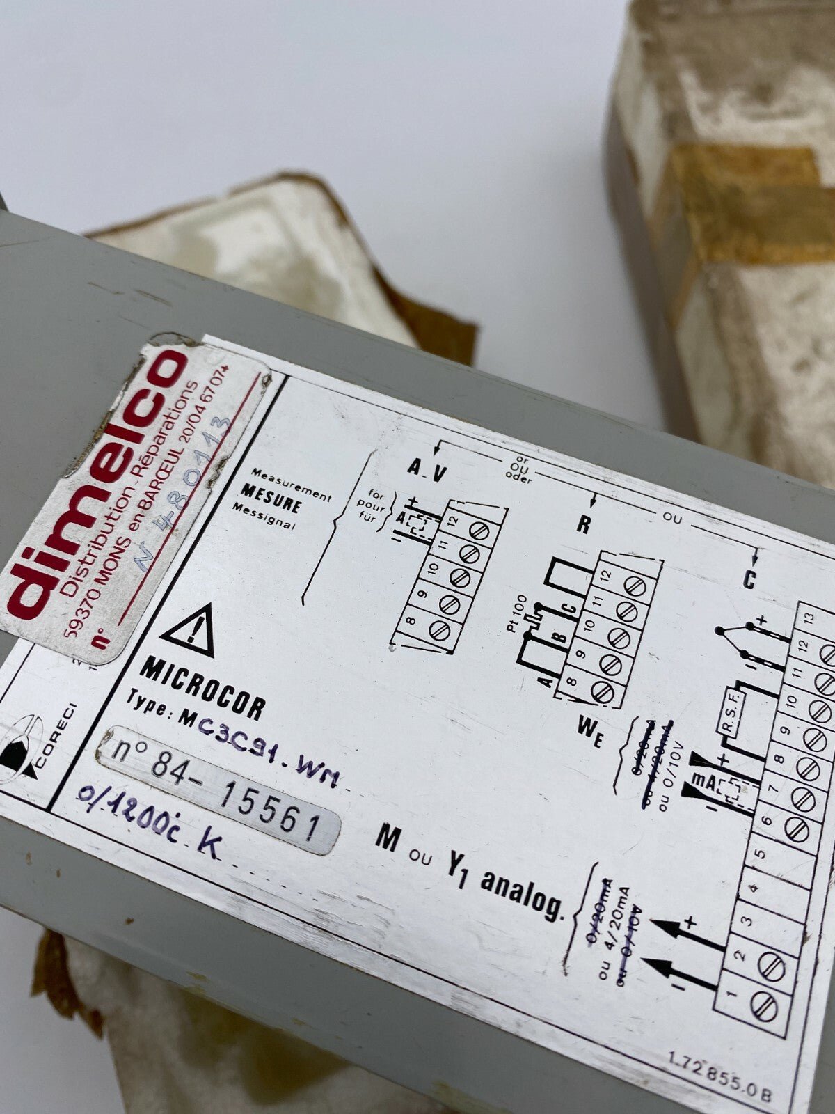 CORECI MICROCOR II MC3C91 Wm CONTROLLER - KLR Automation