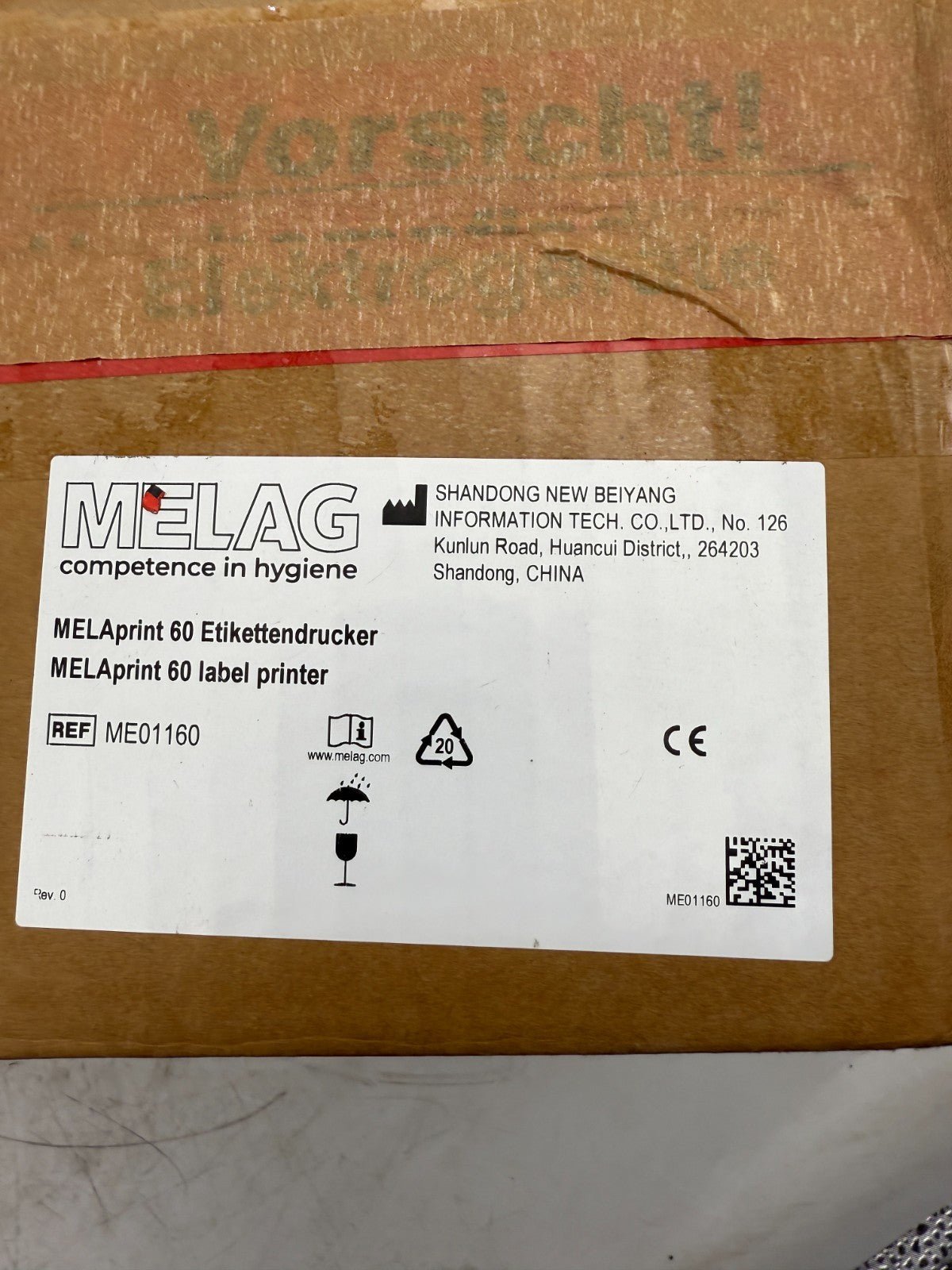 Melag Melaprint 60 Label Imprimante Eikettendrucker D'Etiquettes Autoclave - KLR Automation