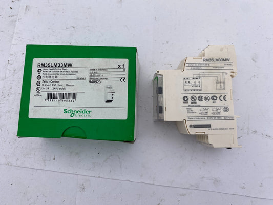 1pc x SCNHEIDER ELECTRIC RM35LM33MW 940523 8B - 2014 - W10 PUMP CONTROL RELAY - KLR Automation