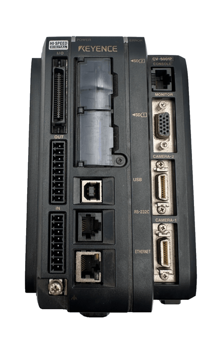 KEYENCE CV - 5001P + CA - DC21E + TELECOMMANDE + CAMERA CV - 035M CCD HI - SPEED - KLR Automation