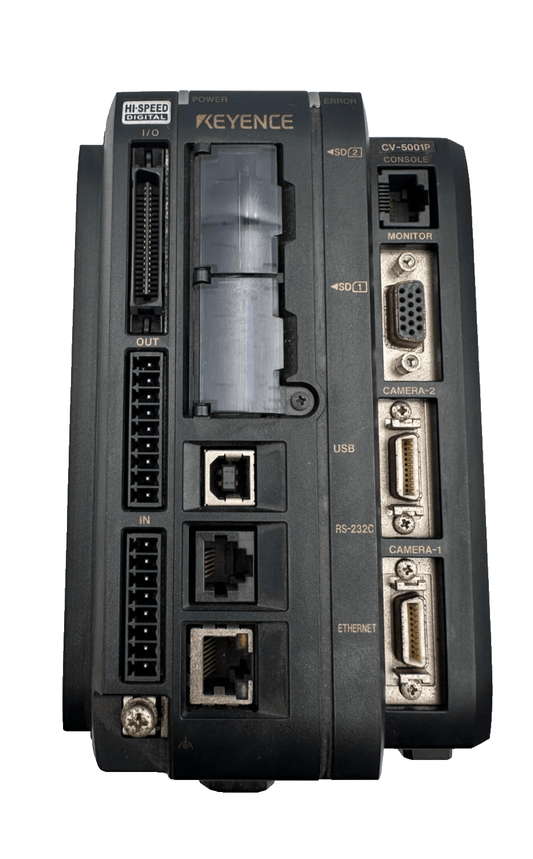 KEYENCE CV - 5001P + CA - DC21E + TELECOMMANDE + CAMERA CV - 035M CCD HI - SPEED - KLR Automation