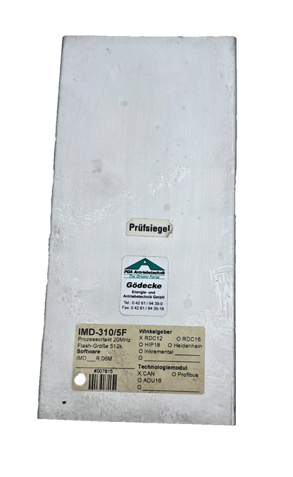 METRONIX IMD-310/5F RDC12 CAN PROCESSEUR 20MHz FLASH 512k SERVODRIVE NON TESTE
