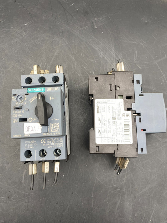1pc x SIEMENS 3RV2021 - 1EA10 MOTOR BREAKER - KLR Automation