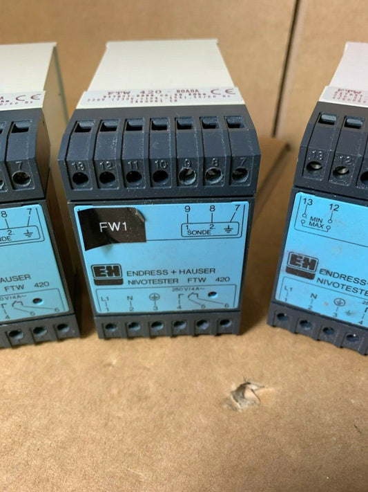 Lot de 3pc x EH Endress+Hauser Nivotester FTW 420 FTW420 - KLR Automation
