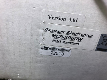 JLCooper MCS - 3000 - Media Command Station Main Console MCS - 3000W Version 3.01 - KLR Automation