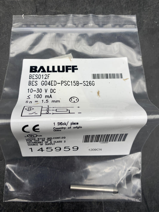 BALLUFF BES012F CAPTEUR INDUCTIF x1pc - KLR Automation
