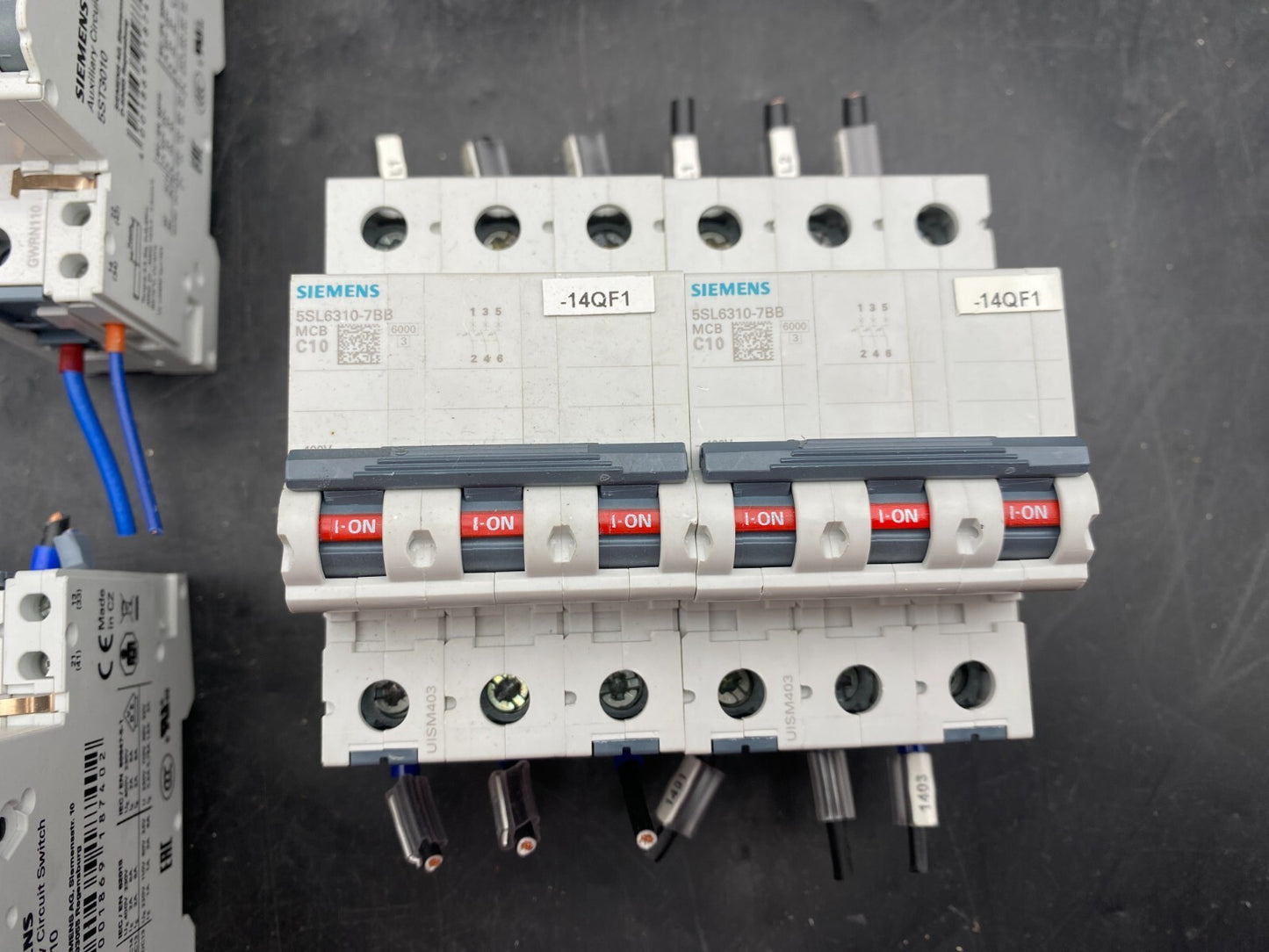 SIEMENS 5SL6310-7BB MCB C10 + 5SY4310-7 MCB C10 + 5SY4110-7 MCB C10 +5SY6110-7