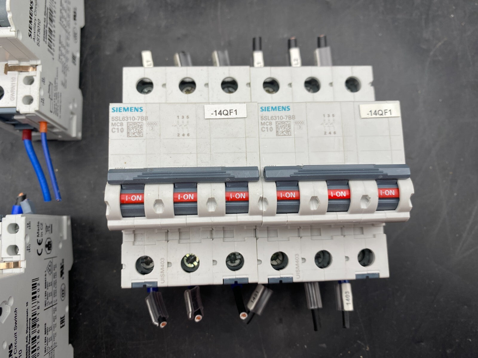 SIEMENS 5SL6310-7BB MCB C10 + 5SY4310-7 MCB C10 + 5SY4110-7 MCB C10 +5SY6110-7