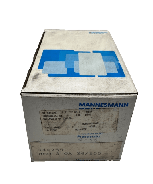 MANNESMANN REXROTH HED 2 OA 24/100 HYDRONORMA PRESSOSTAT - KLR Automation