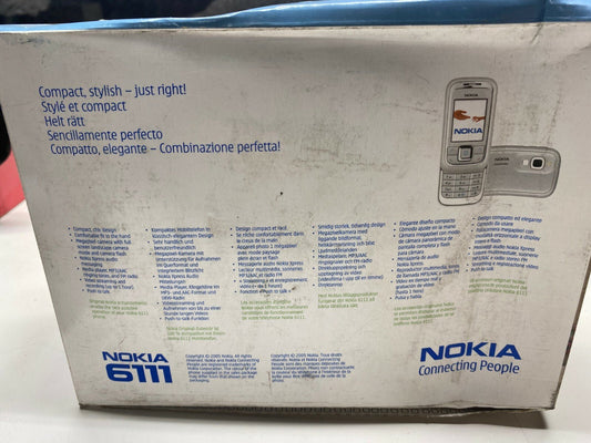 Nokia 6111 UK plug Mobile Phone Old Stock Rare collectors Mobile Phone Cell 3 - KLR Automation
