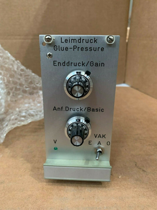Leimdruck Glue - Pressure Control 3100 - 3.0BR Basista Prototyping Analog Platine - KLR Automation