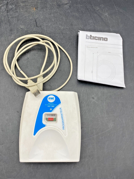 NEW URMET BTICINO 433/868 MHz PROGRAMMING BADGES TELECOMMANDES