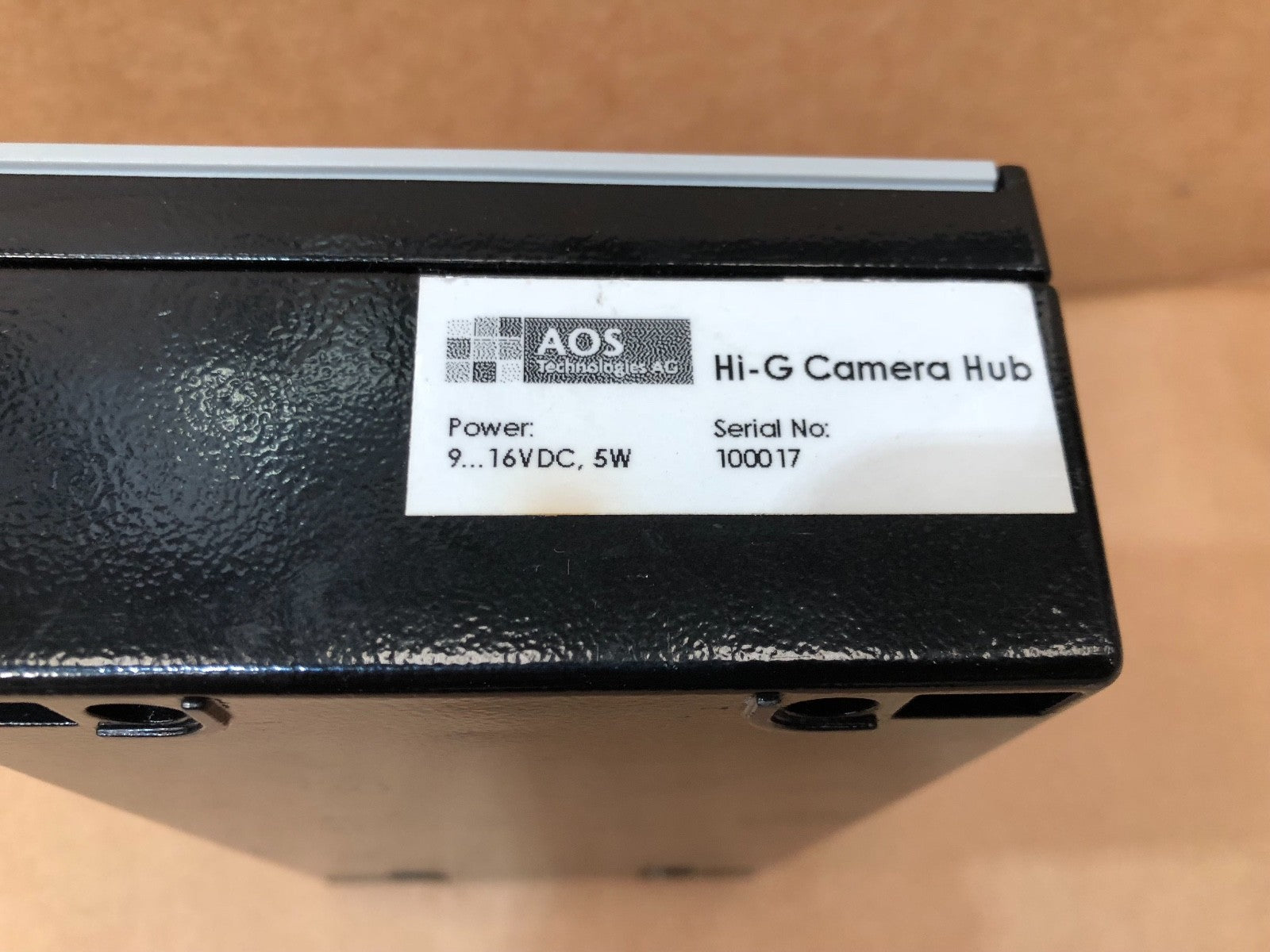 AOS Technologies AG HI - G Camera HUB - KLR Automation