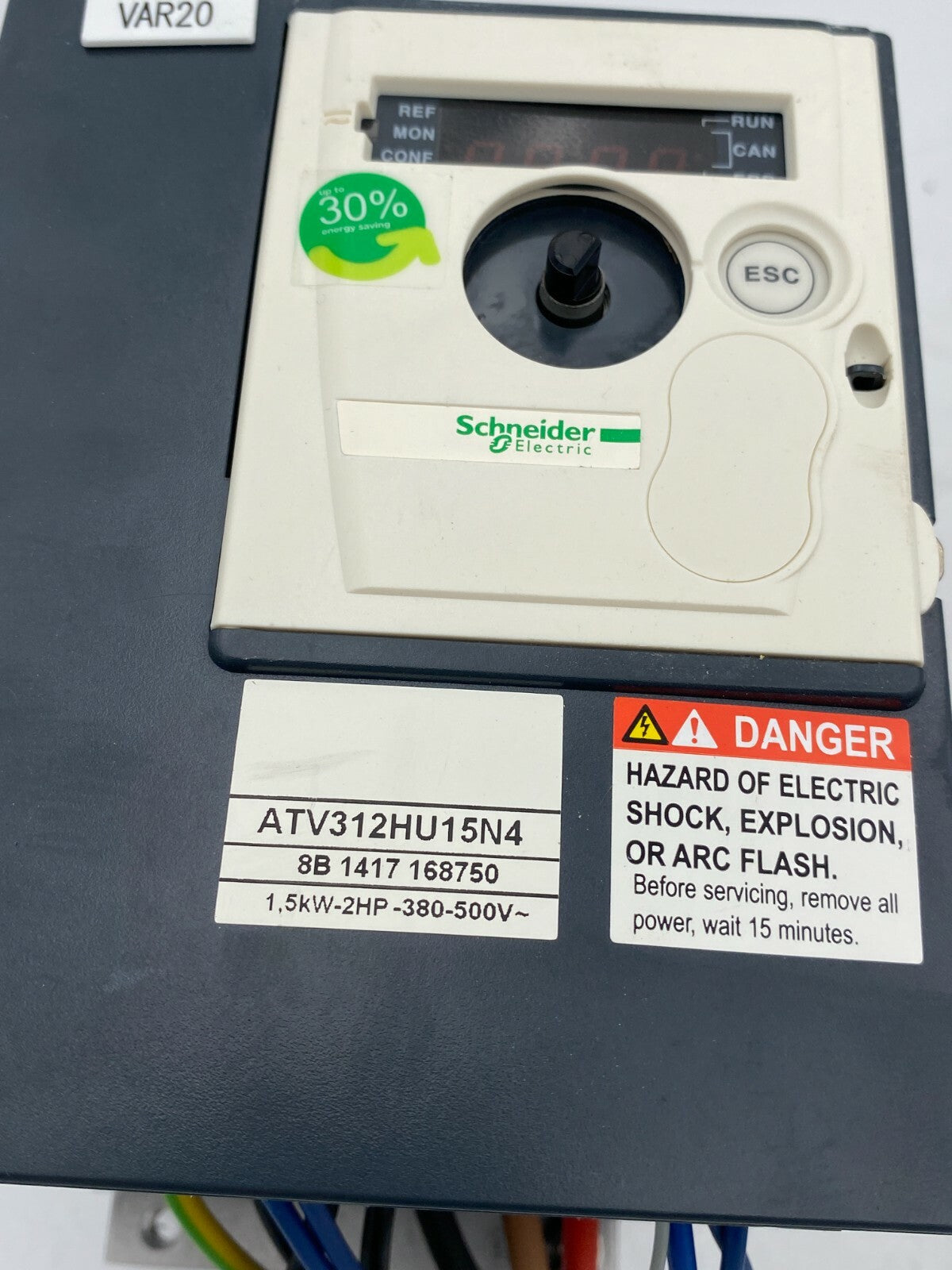 SCHNEIDER TELEMECANIQUE ATV312HU15M4  DRIVE ATV31 