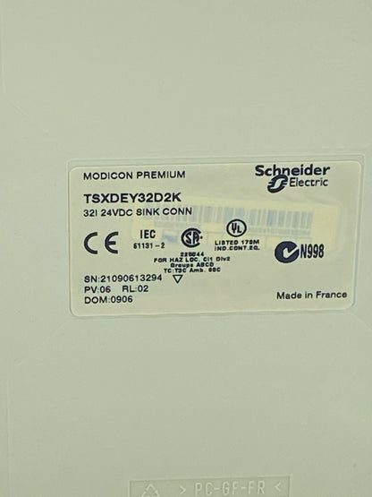 Schneider Electric TSXDEY32D2K Modicon Premium 32 Channel DC Input Module