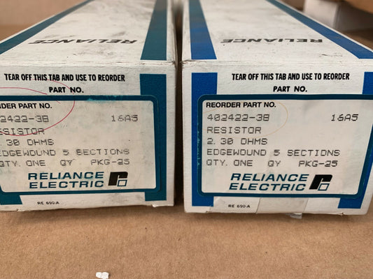 1 x  RELIANCE ELECTRIC 402422-38 RESISTOR