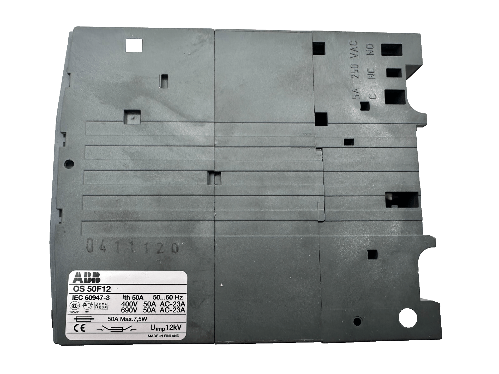 ABB OS 50F12 SECTIONNEUR A FUSIBLE - KLR Automation