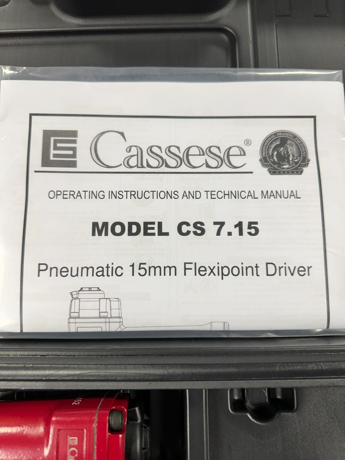 CASSESE CS715  Pneumatic FLEXIPOINT Driver 15mm CS 7.15 Tab Gun Arrow Framing