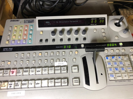 Sony DME Switcher Control Unit DFS-700P DFS-700 vision video Switch