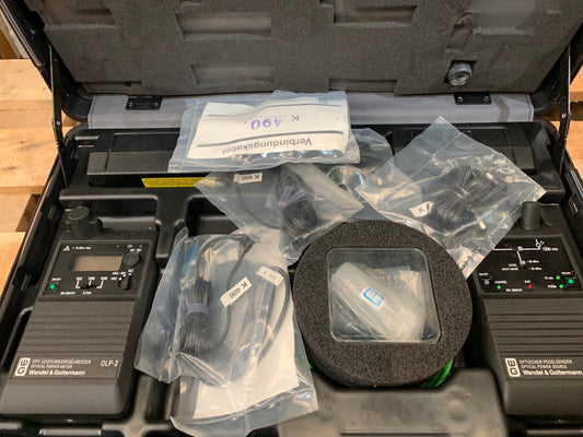 WG OLS - 23 Optical Power Source meter OLP - 2 + BN 2060/00.39 Bare Fiber 2092/11 1 - KLR Automation