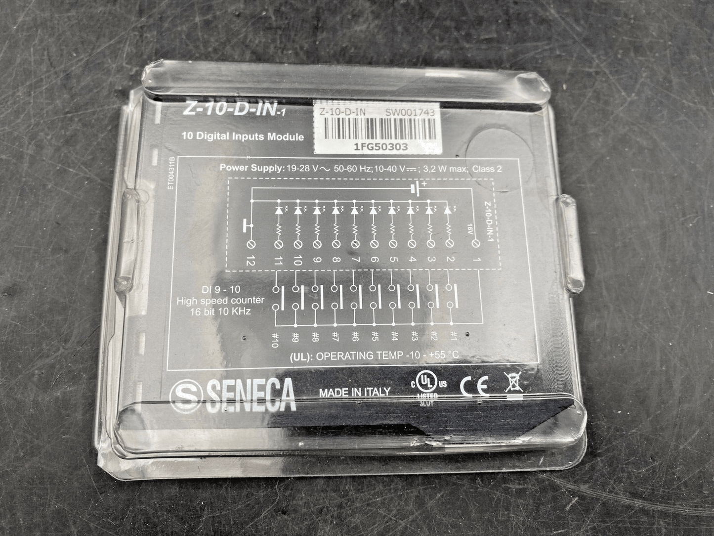 NEW SENECA Z - 10 - D - IN - 1 Z10DIN1 10 DIGITAL INPUT MODULE - KLR Automation