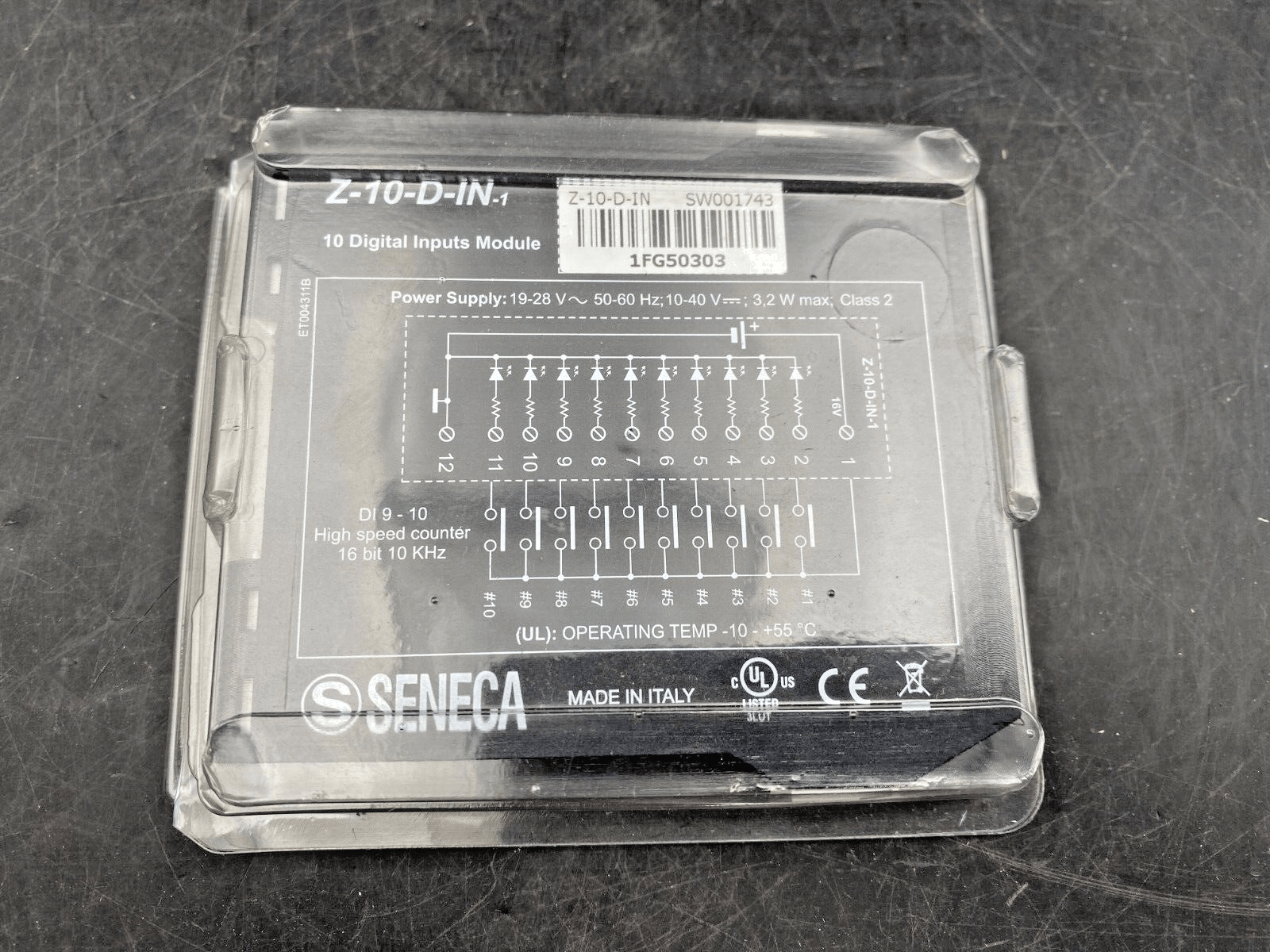 NEW SENECA Z - 10 - D - IN - 1 Z10DIN1 10 DIGITAL INPUT MODULE - KLR Automation