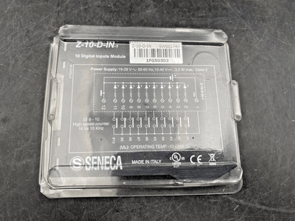 NEW SENECA Z - 10 - D - IN - 1 Z10DIN1 10 DIGITAL INPUT MODULE - KLR Automation