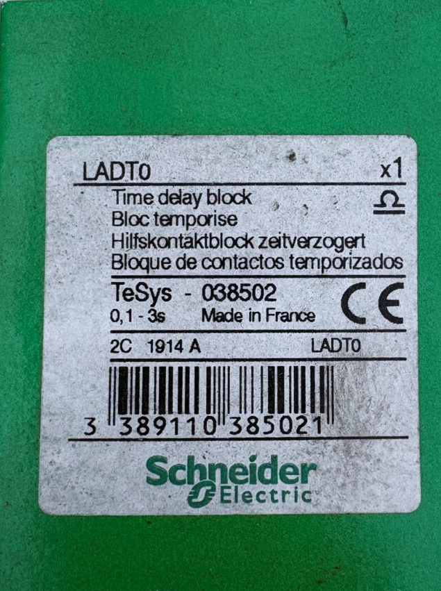 SCHNEIDER ELECTRIC BLOC TEMPORISE LADT0 x1