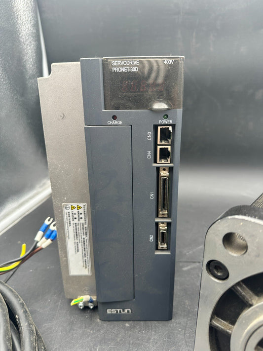 TRIO - ESTUN Servo System servoDrive + Motor 3kw PRONET - 30DMG / EMG - 30DFA22 - KLR Automation
