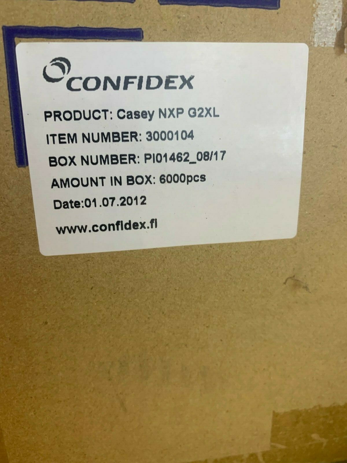 Rolls of 6000 labels Confidex Casey NXP UHF RFID Tag .Barcode Scanner 