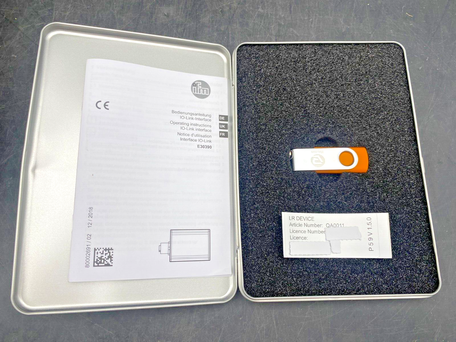 IFM LINE RECORDER LOGICIEL POUR CAPTEUR A LIAISON E/S