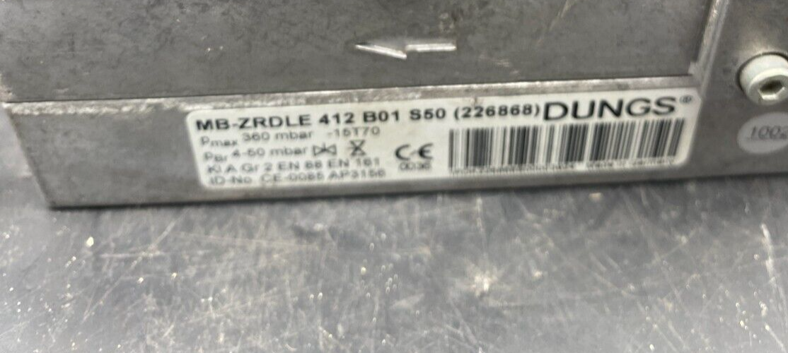 DUNGS MB-ZRDLE 412 B01 S50 226868 3141901 360MBAR
