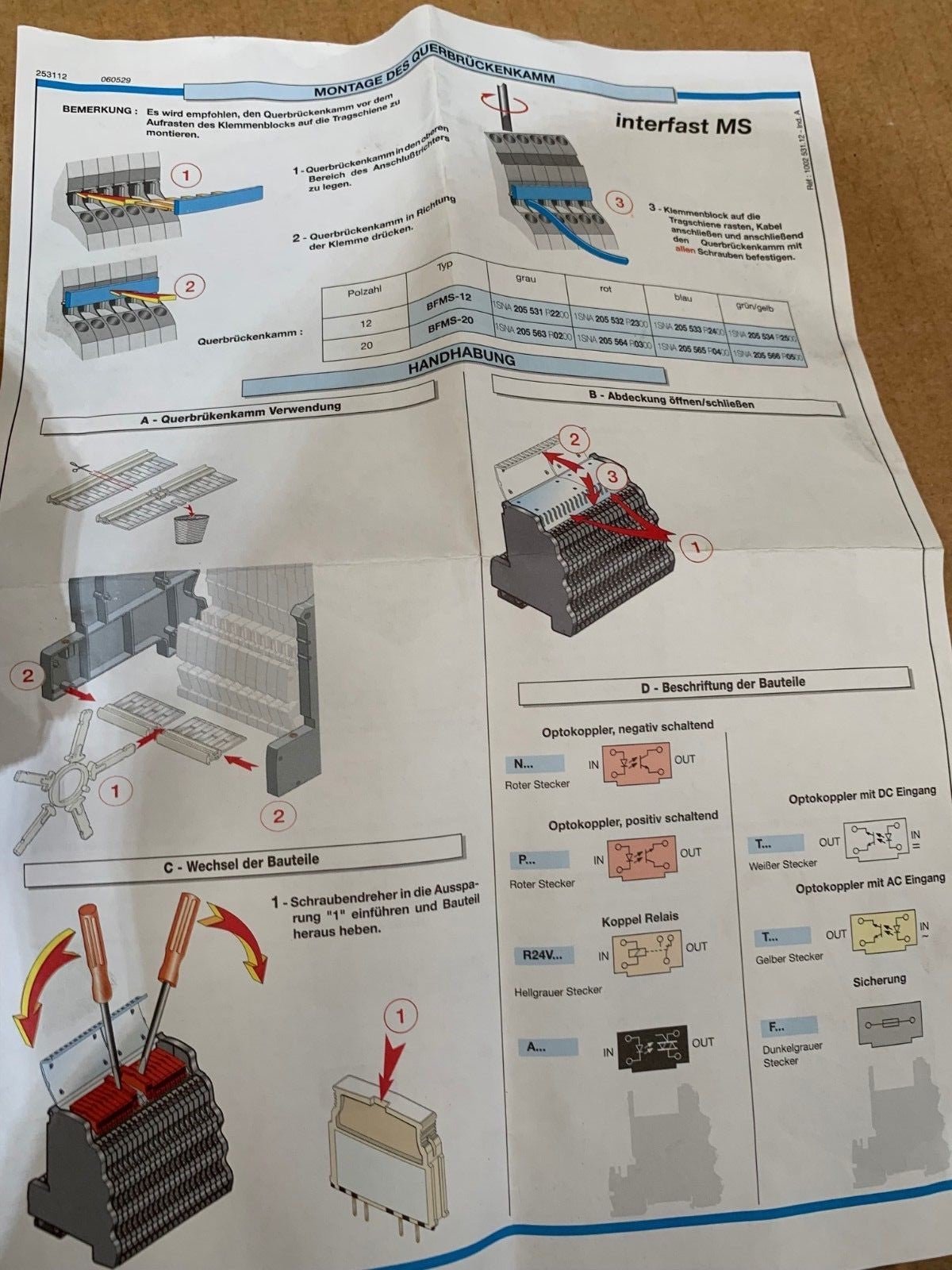 BOM 16/FS/TL - PI 1SNA631061R2000 ENTRELEC BOM - 16 / FS / TL - PI Interface Connexion - KLR Automation