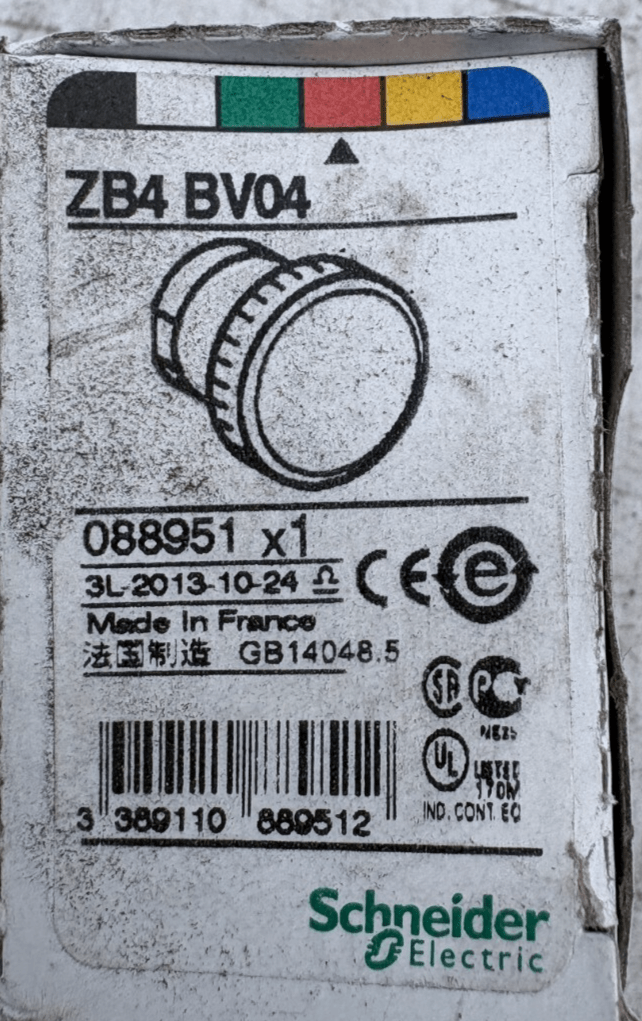 SCHNEIDER ELECTRIC ZB4 BV04 088951 x1 - KLR Automation