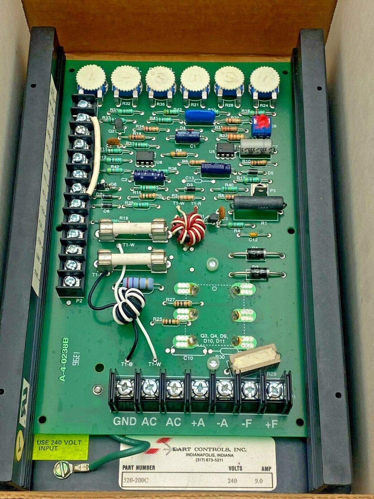 DART CONTROLS 520-200C DC DRIVE