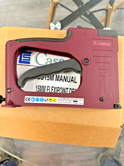 CASSESE CS15M Manual Flexipoint Driver Tool 15mm x 4.5mm  Picture Framing Agrafe