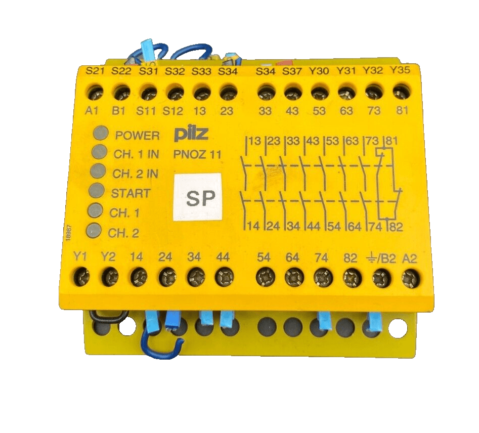 PILZ PNOZ 11 774080 24VAC 24VDC 7N/O 1N/C RELAIS DE SECURITE x1pc - KLR Automation