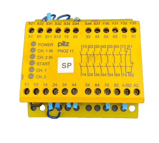 PILZ PNOZ 11 774080 24VAC 24VDC 7N/O 1N/C RELAIS DE SECURITE x1pc - KLR Automation
