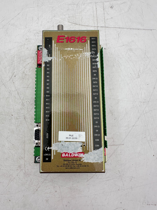 BALDWIN E1616 CERVITROL AB 34107040 MODULE CPU RS485 x1pc