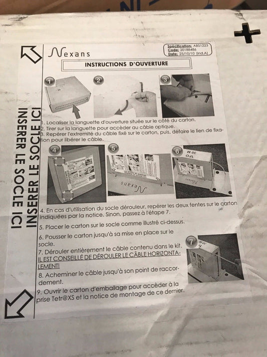Nexans tetr@xs 2FO.Kit.1XRACINT.CF1O30M 1FO 30M 10203016 - KLR Automation