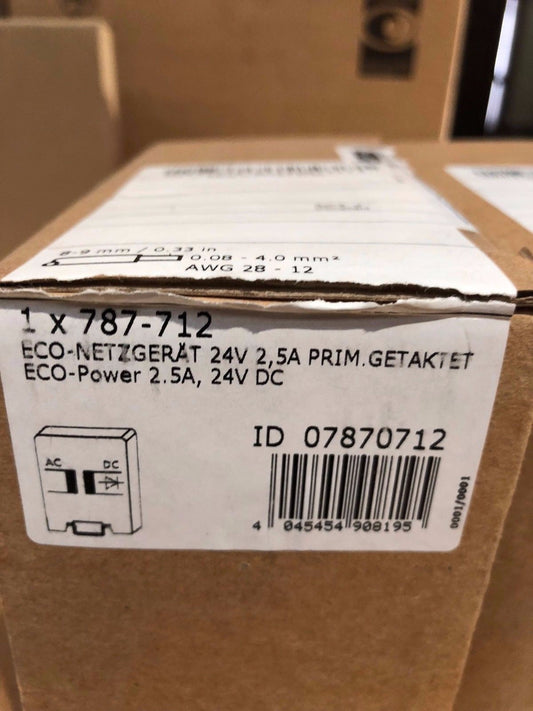 Alimentation pour rail (DIN) WAGO EPSITRON ECO POWER 787-712 28.8 V/DC 2.5 A 60w