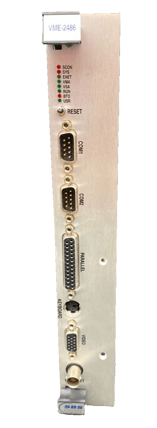 SBS VME - 2486 9000 - 30 - 025 REV B4 1700 - 37 - 025 - B1 ORDINATEUR A CARTE UNIQUE x1pc - KLR Automation